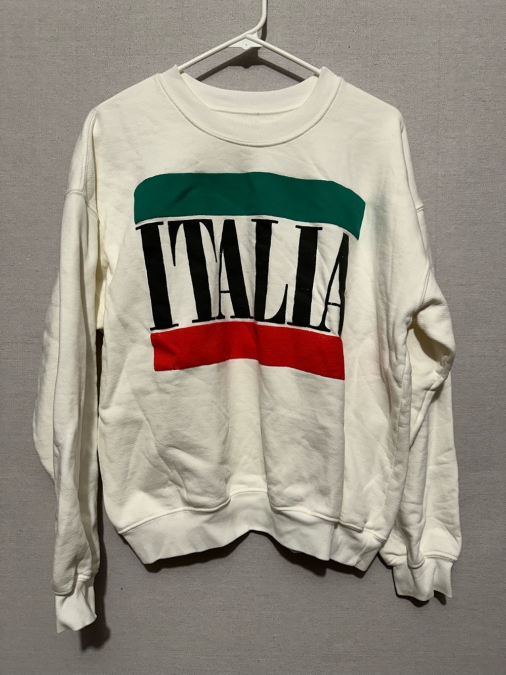 Daydreamer Italia Cotton Graphic Cotton Sweatshirt - size S